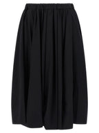 Comme Des Garçons Black Wool Mini Skirt