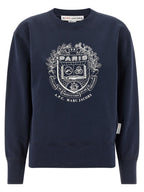 A.P.C. Blue Cotton Sweatshirt