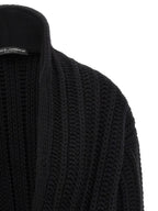 Dolce & Gabbana Black Virgin Wool Cardigan