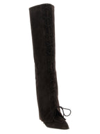 Paris Texas Brown Calfskin Over The Knee
