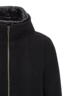 Herno Black Wool Coat