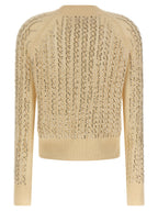 Ermanno Scervino Beige Virgin Wool Cardigan