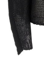 Issey Miyake Black Wool Sweatshirt