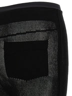 Issey Miyake Black Nylon Leggings