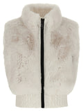 GOLDBERGH White Polyester Sleeveless Jacket