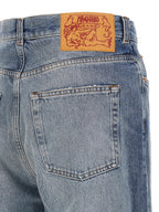 Magliano Blue Cotton Straight-Leg Jeans