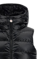 PERFECT MOMENT Black Polyamide Sleeveless Jacket