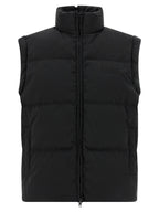 MM6 Maison Margiela Black Polyester Full-Length Jacket