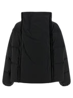 MM6 Maison Margiela Black Polyester Full-Length Jacket