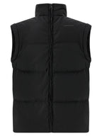 MM6 Maison Margiela Black Polyester Full-Length Jacket