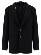 MM6 Maison Margiela Black Virgin Wool Blazer