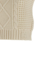 PERFECT MOMENT White Merino Wool Sleeveless Jacket