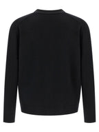 Maison Kitsuné Black Merino Wool Cardigan