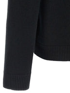 Maison Kitsuné Black Merino Wool Cardigan