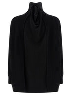 MM6 Maison Margiela Black Wool Short Dress
