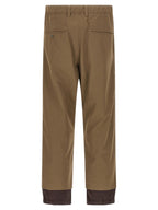 Maison Mihara Yasuhiro Bicolor Polyester Casual Pants