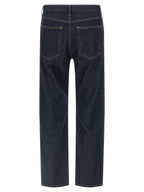 Agolde Blue Cotton Straight-Leg Jeans