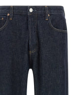 Agolde Blue Cotton Straight-Leg Jeans