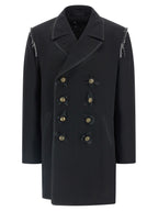 Maison Margiela Black Wool Coat