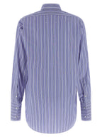 Maison Margiela Blue Cotton Blouse