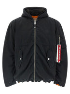 PURPLE Multicolor Cotton Bomber