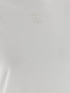 Weißes Baumwoll-T-Shirt