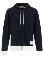 Blaues Baumwoll-Sweatshirt