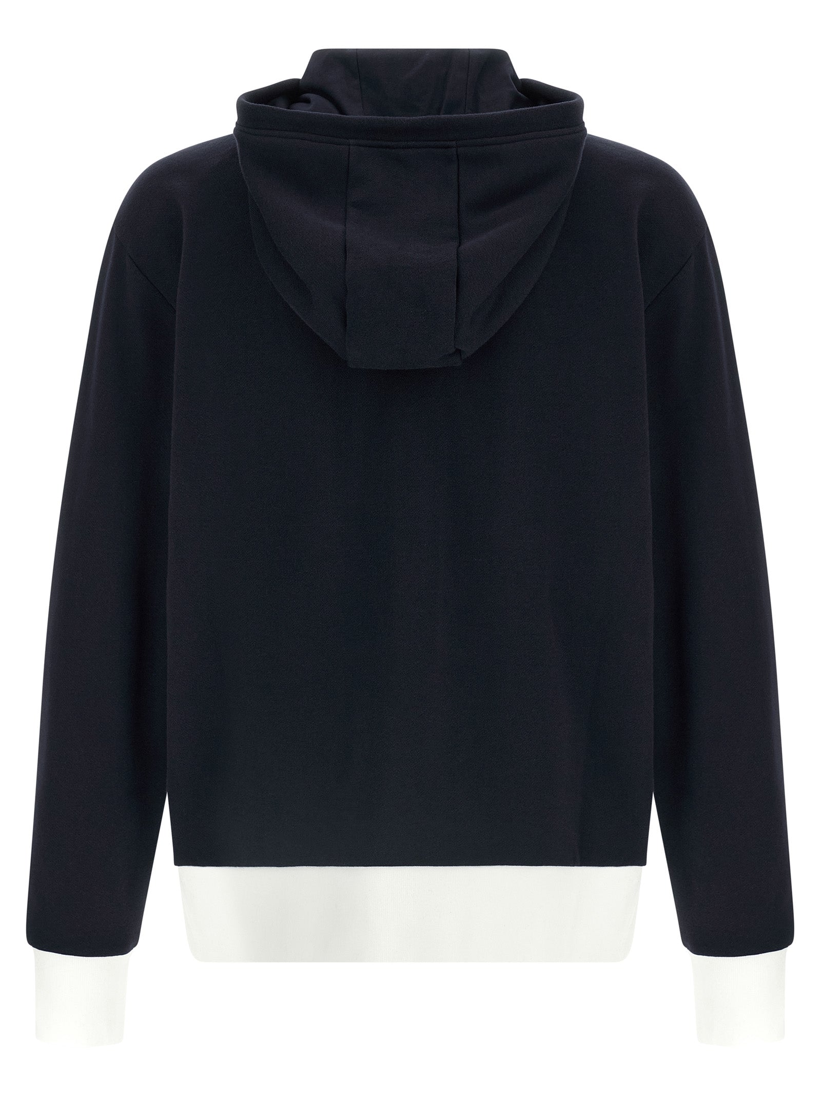Blaues Baumwoll-Sweatshirt