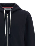 Blaues Baumwoll-Sweatshirt