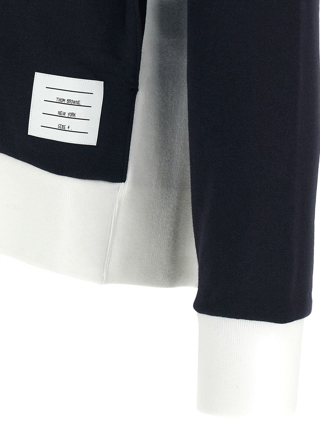 Blaues Baumwoll-Sweatshirt
