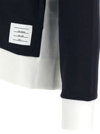 Blaues Baumwoll-Sweatshirt