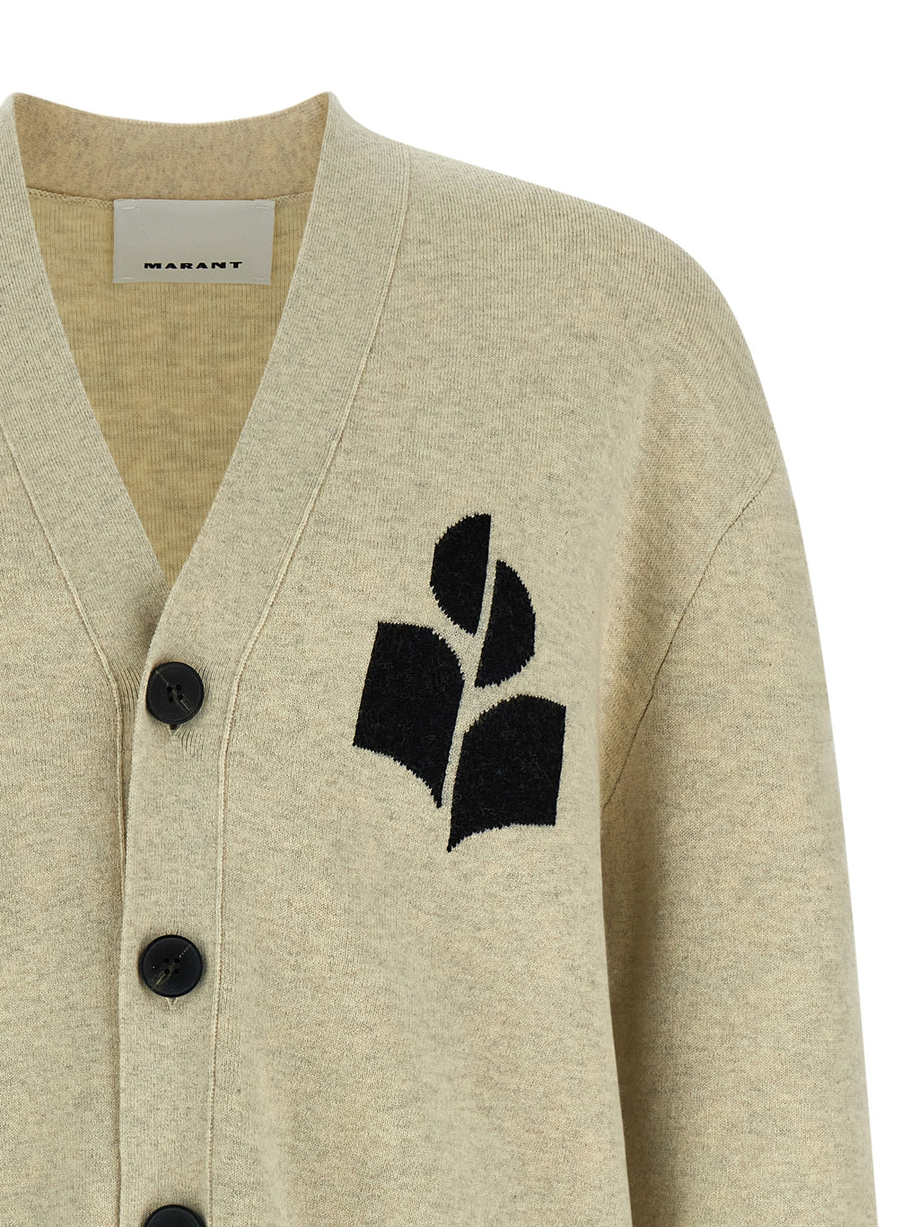 Isabel Marant Gray Cotton Cardigan