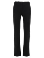 Sportmax Black Viscose Casual Pants