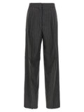 Sportmax Gray Virgin Wool Dress Pants