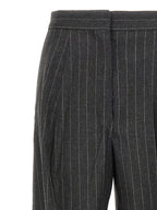 Sportmax Gray Virgin Wool Dress Pants
