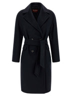 Max Mara Blue Cashmere Coat