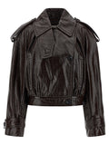 Sportmax Brown Cotton Coat