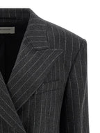Sportmax Gray Virgin Wool Blazer