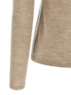 Beige Cashmere Cardigan