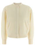 White Virgin Wool Cardigan