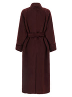Max Mara Bordeaux Wool Coat