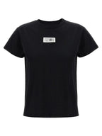 MM6 Maison Margiela Black Cotton T-Shirt