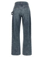 J.W.Anderson Blue Cotton Jeans Denim