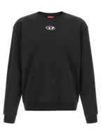 Diesel Black Cotton Sweatshirt
