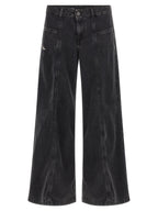 Diesel Black Cotton Jeans Denim