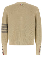 Thom Browne Beige Cotton Cardigan