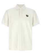 Kenzo White Cotton Polo Shirt