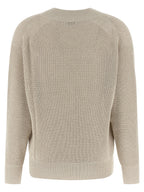 Brunello Cucinelli Beige Cotton Cardigan