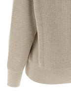 Brunello Cucinelli Beige Cotton Cardigan