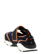 Marni Blue Polyamide Low Top Sneakers